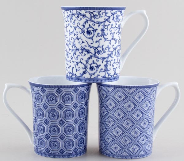 Mugs set of 3 Arabesque, Classical and Stucco